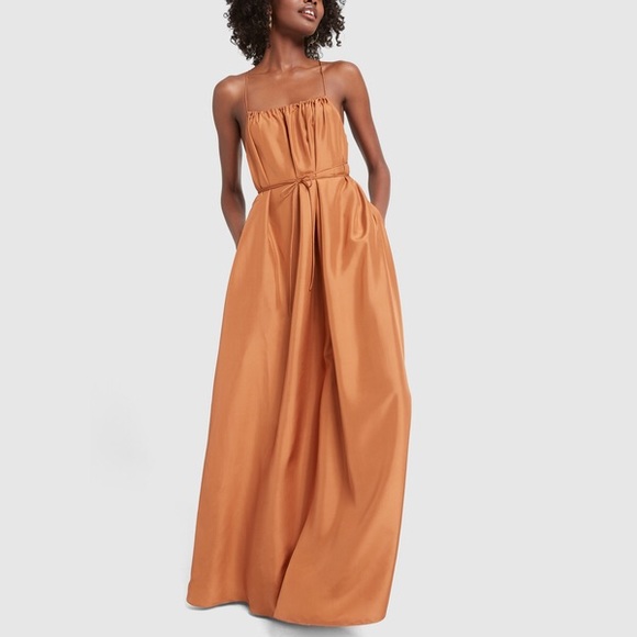 GOOP Three Graces London Gwendolyn Dress 100% Silk - Picture 1 of 10
